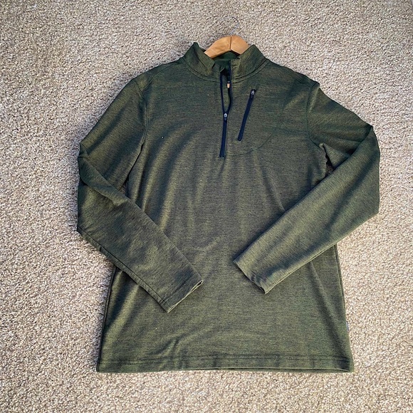 Swiss Tech Other - ⭐️Quarter Zip green sweater